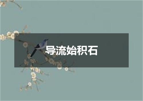 导流始积石