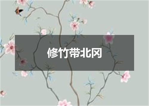 修竹带北冈