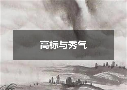 高标与秀气