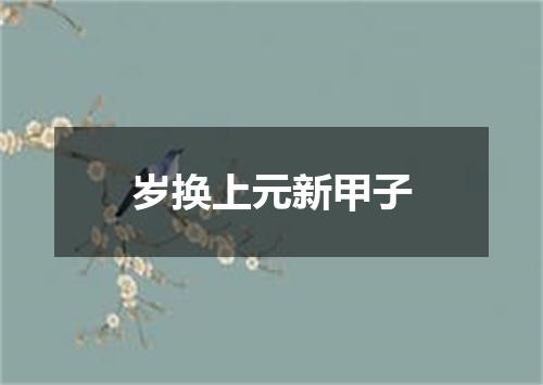 岁换上元新甲子