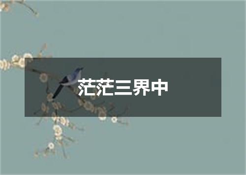 茫茫三界中