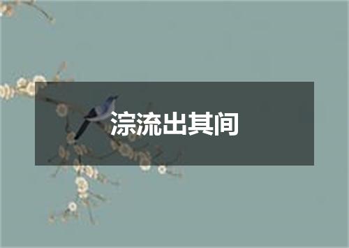 淙流出其间