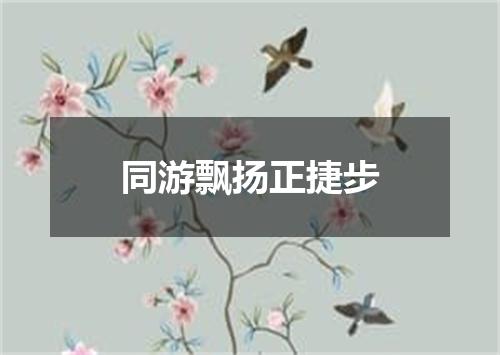 同游飘扬正捷步