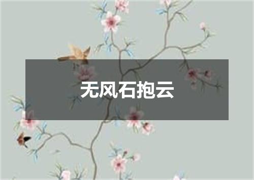 无风石抱云