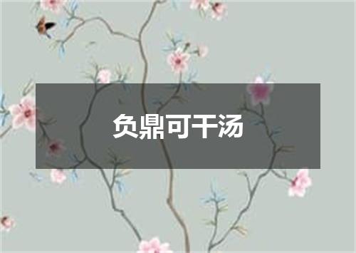 负鼎可干汤