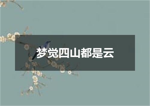 梦觉四山都是云