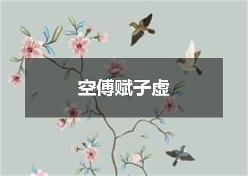 空傅赋子虚