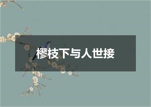 樛枝下与人世接