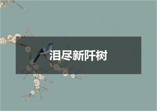 泪尽新阡树