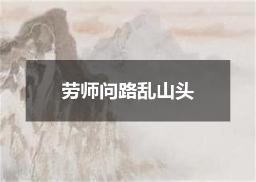 劳师问路乱山头