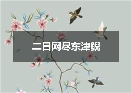 二日网尽东津鲵