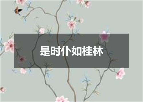 是时仆如桂林