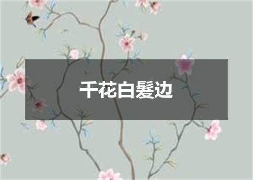 千花白髮边