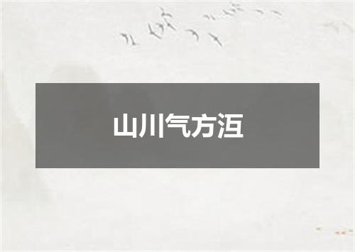 山川气方沍