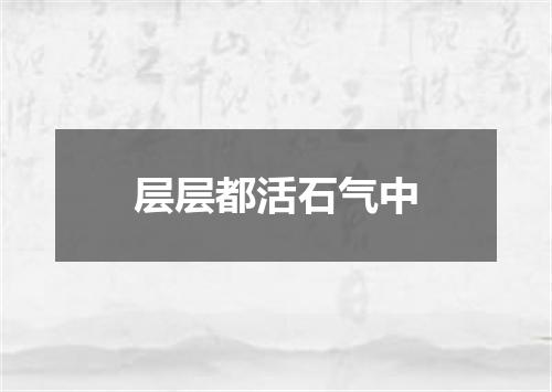 层层都活石气中