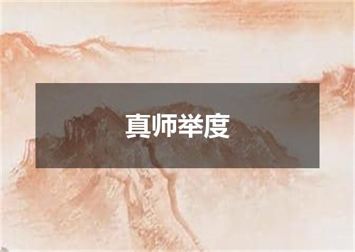 真师举度