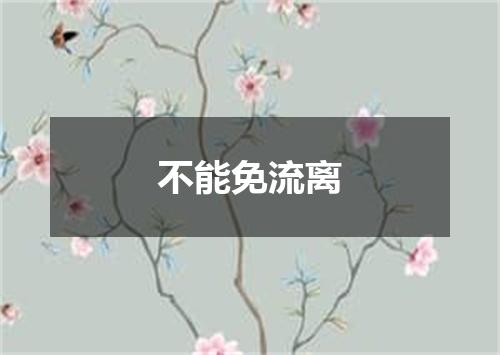 不能免流离