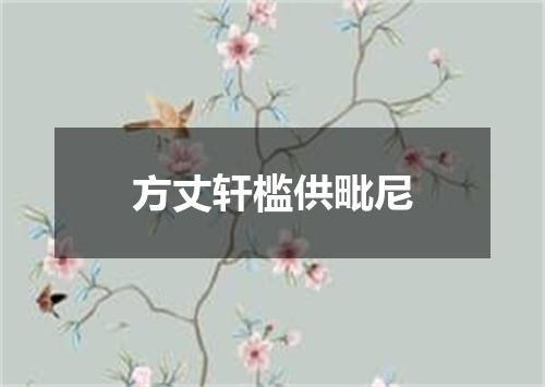 方丈轩槛供毗尼