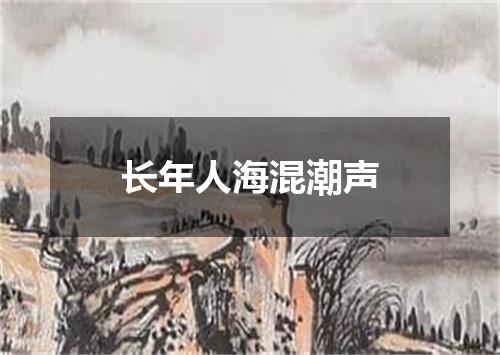 长年人海混潮声