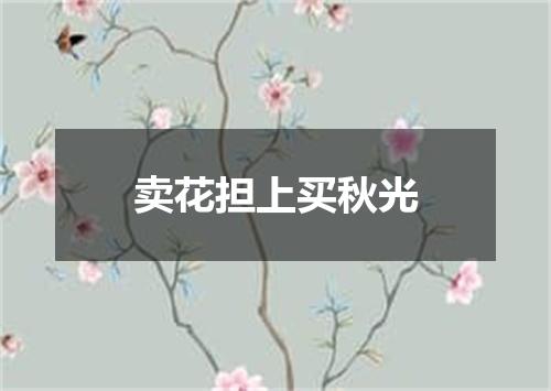 卖花担上买秋光