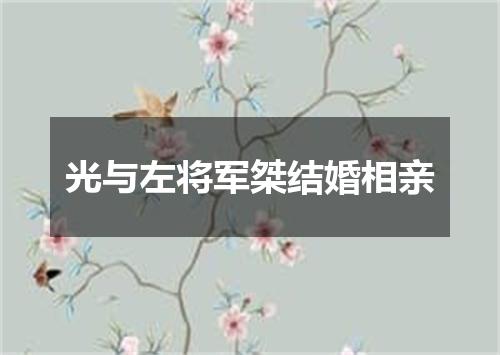 光与左将军桀结婚相亲