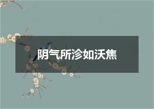 阴气所沴如沃焦