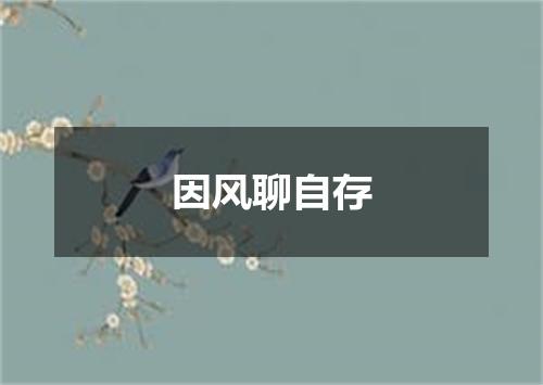 因风聊自存