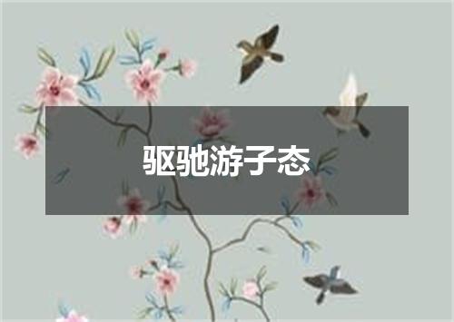 驱驰游子态