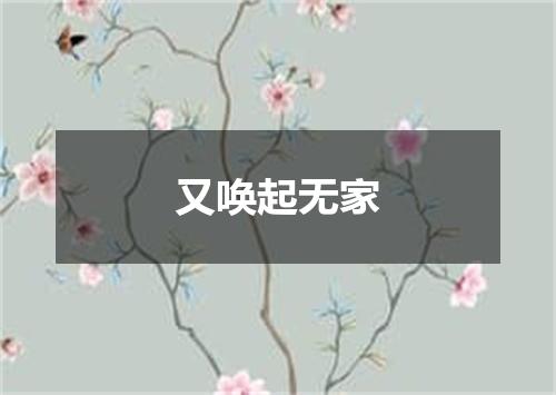 又唤起无家