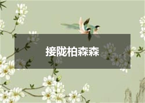 接陇柏森森