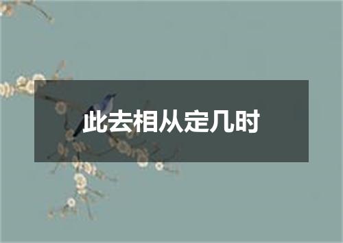 此去相从定几时