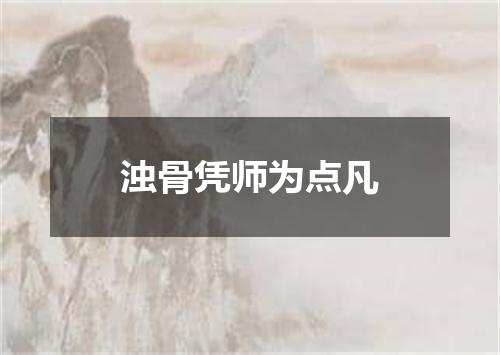 浊骨凭师为点凡