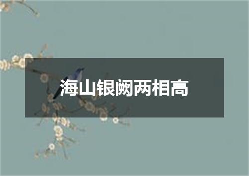 海山银阙两相高