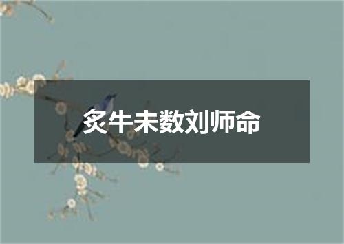 炙牛未数刘师命