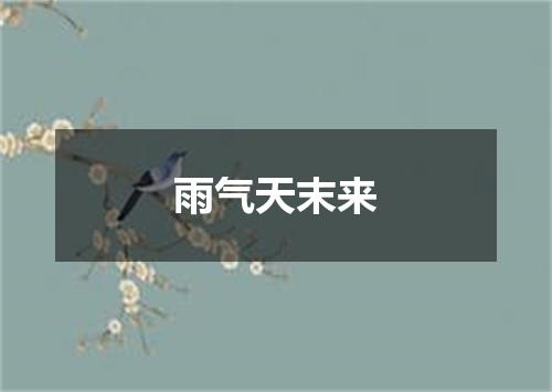 雨气天末来