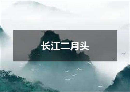 长江二月头