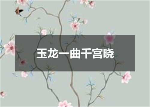 玉龙一曲千宫晓