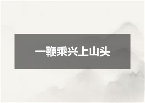 一鞭乘兴上山头