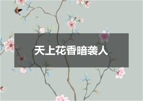 天上花香暗袭人