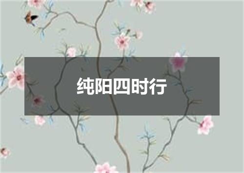 纯阳四时行