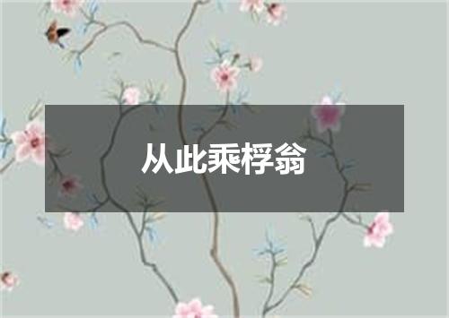 从此乘桴翁