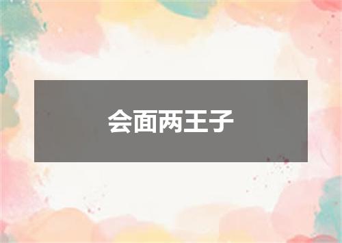 会面两王子