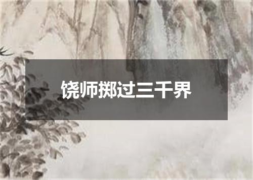 饶师掷过三千界