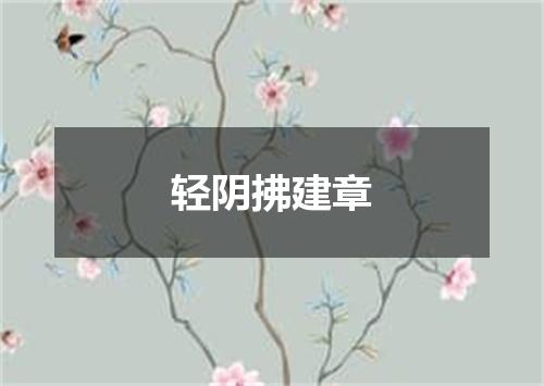 轻阴拂建章