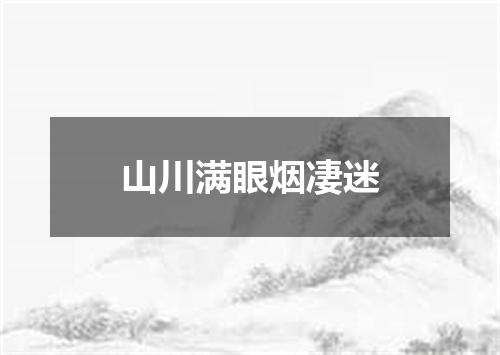 山川满眼烟凄迷