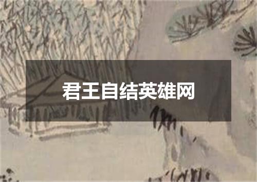 君王自结英雄网