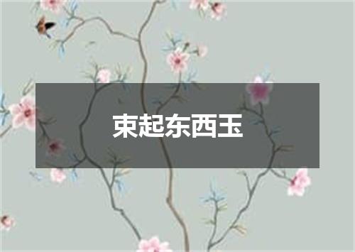 束起东西玉