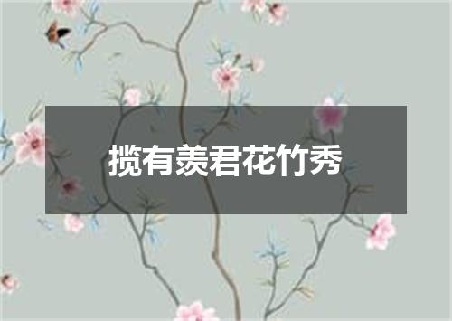 揽有羡君花竹秀