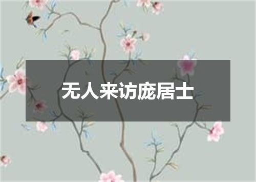 无人来访庞居士