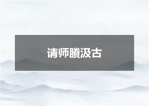 请师賸汲古